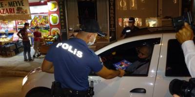 Sakarya Karasu’da 8 ayrı yerde 70 polis ile denetim