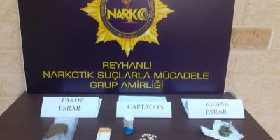 Hatay’ın Reyhanlı ilçesinde uyuşturucu operasyonları: 5 gözaltı