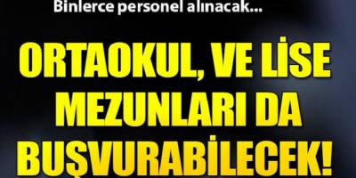 Kamu ve özel kurumlar toplam 50 bin personel alımı yapacak! (Başvuru şartları)