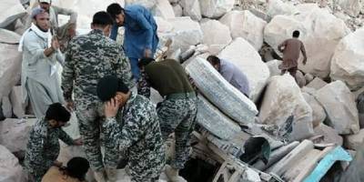 Pakistan'da mermer madeni çökmesi sonucu 19 kişi hayatını kaybetti