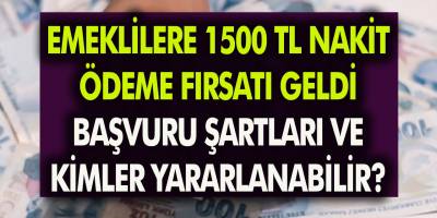 Emeklile Çifte Kazanç… Emeklilere En Az 1.500 TL nakit ödeme geldi! SGK-SSK ve Bağkur'lu emekliye büyük kazanç!