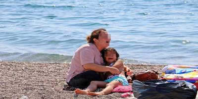 Plajda ölmek istemiyorum diye ortalığı ayağa kaldıran kadının testi pozitif çıktı