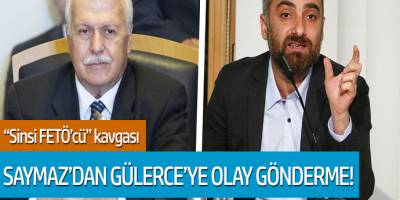 Saymaz'dan Gülerce'ye olay gönderme! 'Sinsi FETÖ'cü kavgası