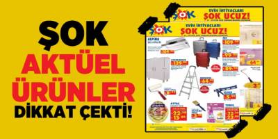 ŞOK'tan Yeni Yılın İlk Fırsatları: 25-30 Ocak Aktüel Ürünler İndirim Listesi!