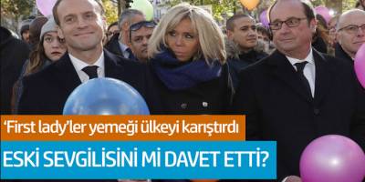 First Lady Brigitte Macron eski sevgilisi Valerie Trierweiler’ı yemeğe davet etti