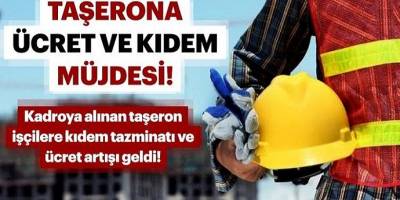 Kamu işçisine ve kadroya geçen taşeron işçilere ikramiye ödemesi yapılacak?