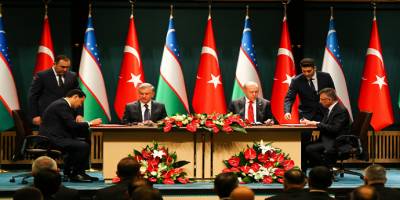 Erdoğan-Mirziyoyev ortak basın toplantısı