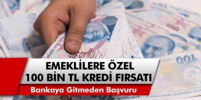 Halkbank’tan emeklilere özel 60 ay vadeli 100 Bin TL Kredi Kampanyası Geldi! Hemen Başvuru Yapın, Bankaya Gitmeden Çekin!