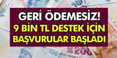 Hükümet'ten büyük müjde! Herkese Geri Ödemesiz 9 Bin TL Destek Ödemesi Yapılacak! Para yardımı nasıl alınır?