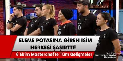 Masterchef 6 ekim neler oldu? Hangi takım kazandı? Elemeye potasına kimler gitti? Masterchef 2020...