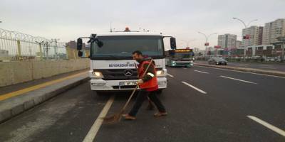 Diyarbakır'da 250 personel ve 28 araçla genel temizlik çalışması