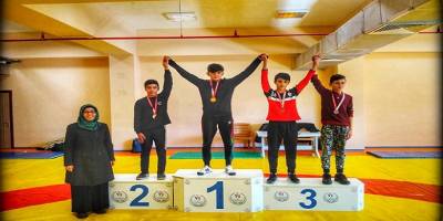 Okul Sporları Gençler B Güreş müsabakaları sona erdi