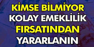 Kolay emeklilik geliyor! Kimse bilmiyor! Toplu Para ödeyen herkes erken emekli olabilir!