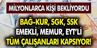 Milyonlarca emekli SSK – SGK – Bağkur – memur - işçi - esnaf - EYT'li - engelli herkesi İlgilendiriyor! Maaş Ödemesi Almak İçin 1 Yıl Boyunca…