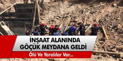 Kahramanmaraş'ta inşaat alanında göçük meydana geldi! Ölen işçilerin yakınları gözyaşlarına boğuldu
