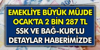 Emekliye müjde! SSK ve BAĞKUR Maaşları Belli Oldu… Ocak Ayından Sonra Yüksel Maaş!