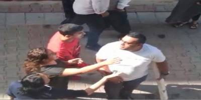 Kağıthane'de iki aile arasında yaşanan çocuk kavgasında sandalyeler havada uçuştu!