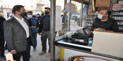 Hakkari Yüksekova’da korona virüs denetimi