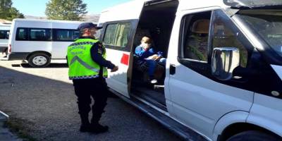 Ağrı'da 236 Okul servisi korona virüse karşı denetlendi