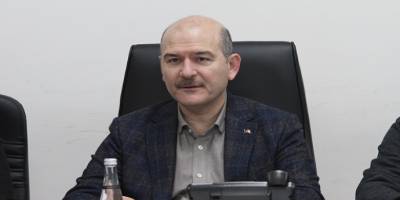 İçişleri Bakanı Süleyman Soylu, depremin yaşandığı Elazığ’a tekrar geldi