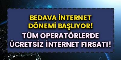 Tüm Operatörler Aynı Anda Düğmeye Bastı! Herkese 15 GB Bedava İnternet Dağıtılacak… Turkcell, Turk Telekom, Vodafone…