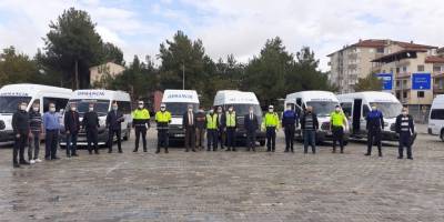 Çorum Osmancık’ta okul servis araçları denetlendi