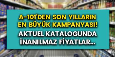A-101 Öyle Bir Kampanya Yaptı Ki, Bazı Şubelere Destek Personel İstendi… Sudan Ucuz Ürünler Aktuel Katalogunda…