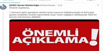 SASKİ’den koku açıklaması