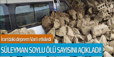 İran'daki deprem Van'ı etkiledi! Ölü sayısı açıklandı
