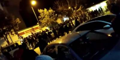 Galatasaray - Fenerbahçe taraftarları birbirine girdi