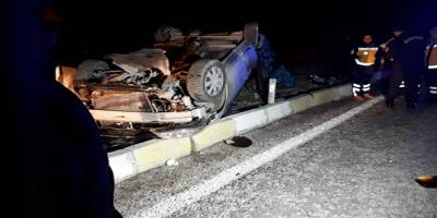 Denizli’de yolcu otobüsü ile otomobil çarpıştı: 3 ölü, 2 yaralı