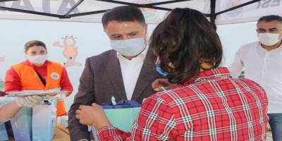 Samsun Atakum Belediyesi’nden 200 çocuğa kış hediyesi