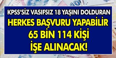 İŞKUR’dan Binlerce Kişiye İş İmkânı! İŞKUR'dan 65 bin kişiye iş imkanı! Başvurular İŞKUR Online İş Başvurusu Ekranından Yapılabilecek!