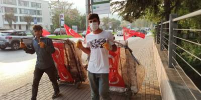 Bursa'da Bayramın en anlamlı görüntüsü...