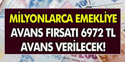 Milyonlarca Emekliye müjde! Beklenen Avans Fırsatı Geldi! Emeklilere 6972 TL Avans Verilecek! Emekli Avans Başvurusu Ekranı…
