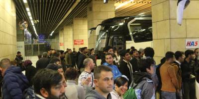 Mülteciler Denizli otogarında yoğunluk oluşturdu