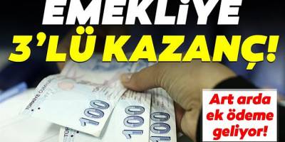 Emekliye güzel haber  3’lü müjde! 2020 yılında 2 bin 350 TL ek kazanç