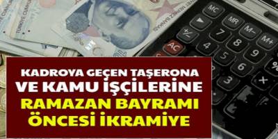 Taşerona ve Kamu İşçisine Ramazan Bayramı Öncesi En Az 913 Lira İkramiye