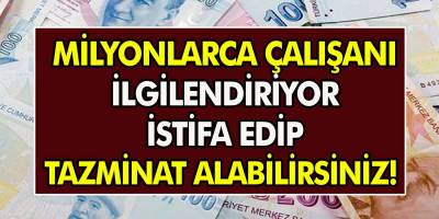 SGK’dan Milyonlarca Çalışana Tazminat Müjdesi! Yazı Alıp İşi Bırakanlar Tazminat Alabilecek…