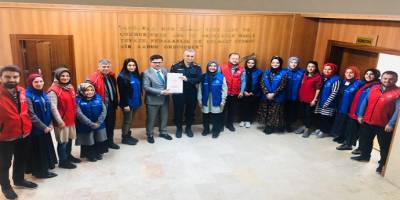 Gençlerden, jandarmaya moral ziyareti