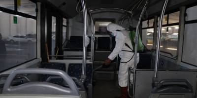 Ağrı'da yoğun olarak kullanılan alanlara korona virüs önlemi