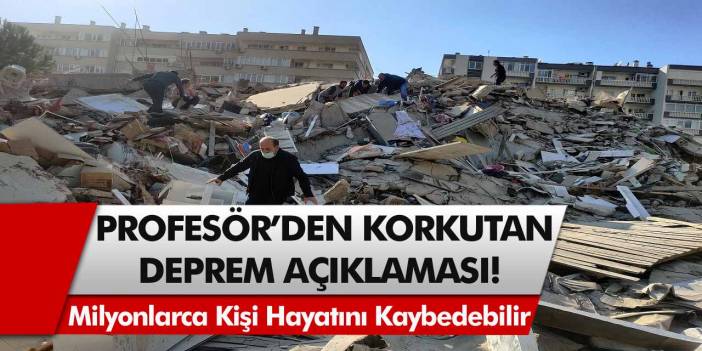Profesör Doktor Naci Görür’den Büyük İstanbul Depremi İçin Korkutan Açıklama! Milyonlarca Kişi Hayatını Kaybedebilir…