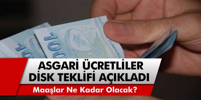 DİSK’ten gelen açıklama milyonlarca asgari ücretliyi sevindirdi! Asgari ücret en az 3 bin 800 lira olacak…