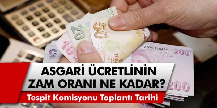 Milyonlarca Asgari Ücretlinin Beklediği 2021 Zammı Ne Kadar Olacak? Tespit Komisyonu Toplantı Tarihi ve Zam Oranları Ne Kadar Olacak?