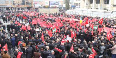 İdlib mazlumlarına destek ve şehadet yürüyüşü