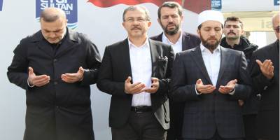 Eyüp Sultan Camii'nde İdlib şehitleri için hatim duası yapıldı