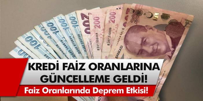 Kredi çekmeyi düşünen vatandaşlar dikkat! Faiz oranlarına güncelleme geldi, zarar edebilirsiniz…