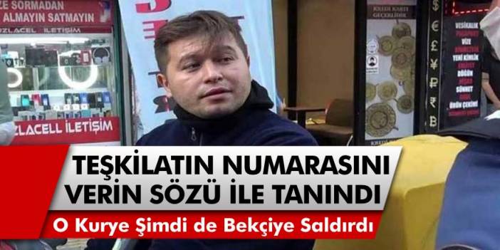Tuzla'da Kurye Cihan Aksu, "Adamın tepesini attırmayın, sizi buraya gömerim" diyerek bekçiye saldırdı!