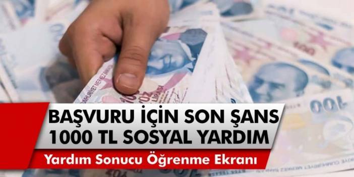 Başvuru yapan herkese anında 1000 TL ödeme yapılacak! Hükümet duyurdu, tüm vatandaşlara 3 ayrı destek verilecek…