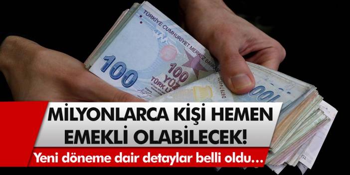 SGK Duyurdu: Yaş şartına takılmadan milyonlarca kişi hemen emekli olacak! Yeni döneme dair detaylar belli oldu…